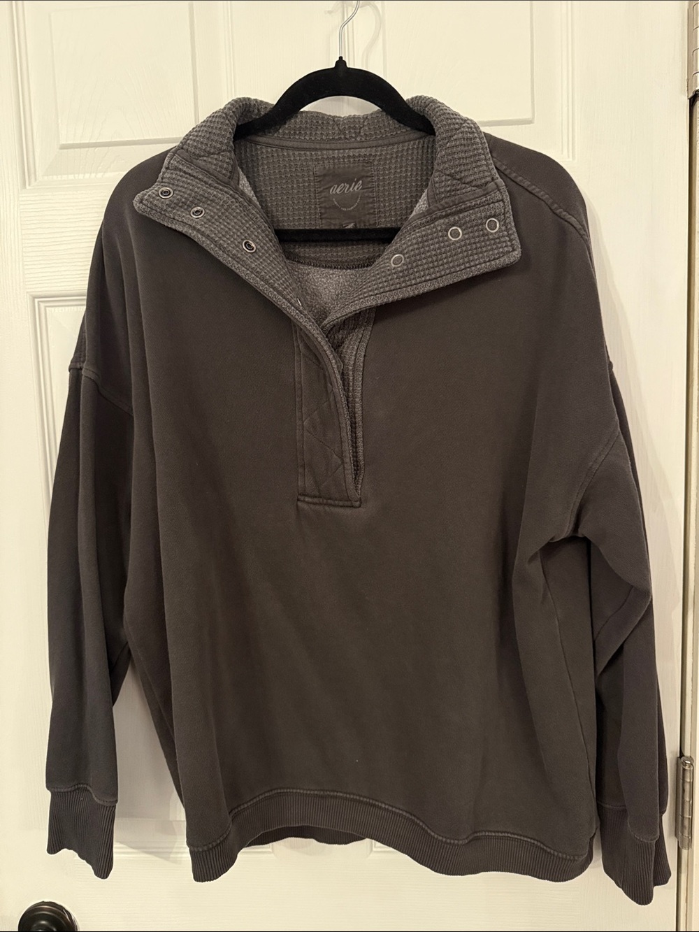 aerie Getaway Quarter-Snap pullover
